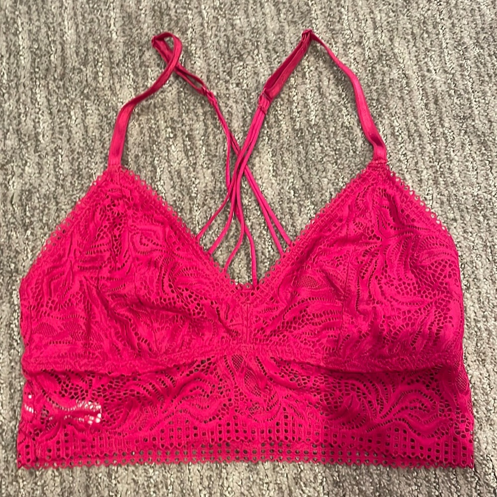 auden pink bra